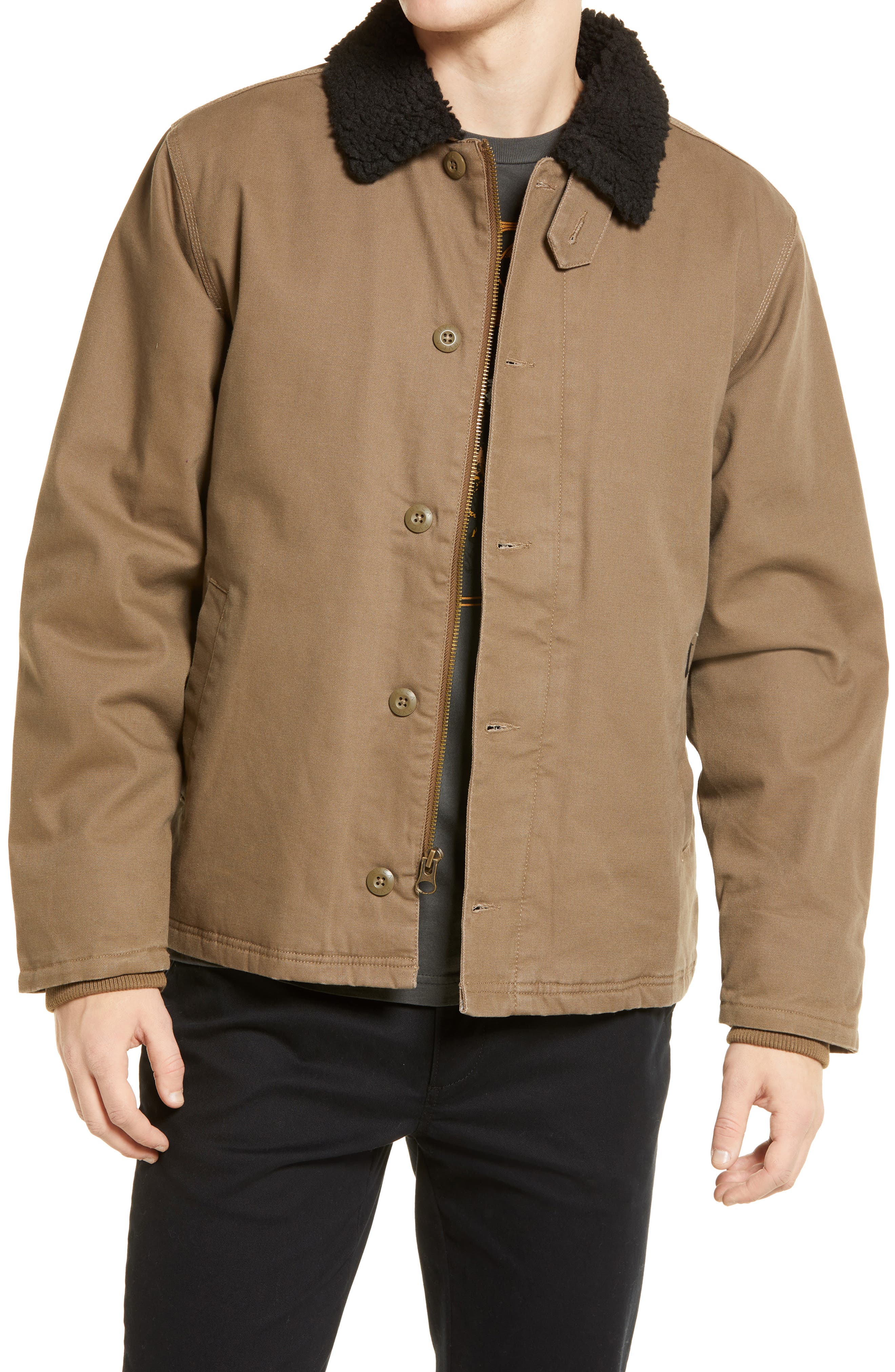 RVCA Mens Utility Shirt Jacket RVCA Mens Utility Shirt Jacket
